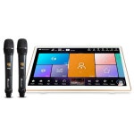 2025년 새로운 인앤동코드 노래방 기계 18 5인치 터치스크린 클라우드 다운로드 노래를 마이크 KTV 노래 플레이어 유튜브 앱 온라인 플레이 4T... 