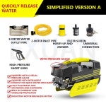 220V 자동차 세탁기 세차기 바닥 청소 완전 안뜰 기계 고압 휴대용 세차 자동 가정용 Package : 키이로 마켓