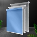 1세트 롤러 블라인드 수동 커튼 셔터 액세서리 25MM 장식 창 홈 인테리어 : 삼룡산업