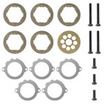 2007-2014 야마하 G29 골프 카트 브레이크 교체 키트, OEM #JW1-G6345-00+, JW1-G636-00+, JW1-G633H-00+, JW1-G6158-00+, : dealmart