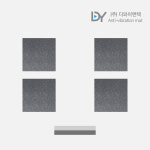 디와이엔텍 커피머신 매트 층간 방지 소음 네스프레소 캡슐 100x100x27mm 4개 : 디와이엔텍
