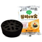 캠핑 바베큐 숯불 고기 업소용 식당용 펜션 구이 착화용 대명 장터 성형 숯 : 애브리코
