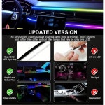 굿드림 인테리어 자동차 앰비언트 조명 키트, 43.3인치 RGB USB LED 초박형 아크릴 스트립 네온 액세서리, APP 및 리모컨 포함 트럭 SUV 센터... 