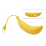 c타입 허브 Type-c/USB 2.0 허브 멀티 USB 포트 분배기 전원 어댑터 4 다중 확장기 PC 노트북 용 재미있는 바나나 모양 : 사이산업