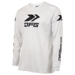 다트프레이크 G5706 솔리드 저지, 화이트 블랙, XL 사이즈 Black X-Small : 시구왕다