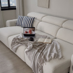 바라하우스 히엘 기능성 패브릭 슬라이딩 4인용 쇼파 독일 오킨사 모터 모션 쇼파 : 바라하우스