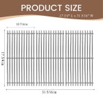 켄모어용 동프타이 SF027C (3팩) 17 3/4인치 스테인리스 스틸 쿠킹 그리드 148.16156210, 148.1637110; 마스터 포지 3218LT, 3218LTM... 