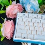 포인트 키캡 서리로 덥은 키캡 104 OEM 높이 ABS 새겨진 교차 축 기계식 : 사일산업