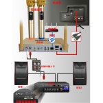 노래방 기계 주크박스 2채널 스피커 tv 연결 셋톱박스 업그레이드 버전+음성 노래 1 업그레이드 버전+음성 노래 : 민하모니