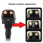 현대 I30 Tucson Getz Sonata Veloster Elantra 용 2Pcs 앞 유리 와이퍼 와셔 제트 노즐 : 유진종합상사1