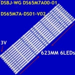 12PCS LED 백라이트 스트립 DS65M7A-DS01-V02 DSBJ-WG 65D3503V2W6C1B62312M HYS-20P H1598 Z8-SI-MN 47M1-05 : 유스글로벌