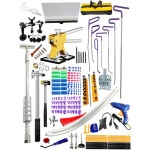 덴트로드 차량 덴트 장비 단색 세트 자동차찌그러짐 크로우바 자동차고정핀 스크래치 세트3 세트3 흡입삼색램프 : 버터샵원