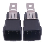 IEQFUE 2PCS 마그네틱 헬라 릴레이 6670312 호환됩니다 931 50A 12V 93332201과 5핀 H41410081 스위치 디어 4RD 410 007794301 08... 