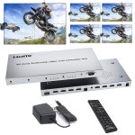 4k 비디오 월 컨트롤러 4X4 매트릭스 1x4 지원 HDMI 모드 스플라이싱 HDMI, 스위처 3 RS232 플립 4x1 2x2 IR 3x1 1x2 스위치 5mm 자동... 