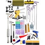 덴트로드 차량 덴트 장비 단색 세트 자동차찌그러짐 크로우바 자동차고정핀 스크래치 세트3 세트3 흡입삼색램프 : 버터샵원