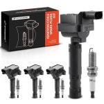 메르세데스 벤츠 C230 2003 2004 2005 L4 1.8L 4-PC 세트와 호환되는 A-프리미엄 점화 코일 및 스파크 플러그 키트 : 도토리다람쥐몰