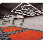 세차장 벌집 조명 램프 튜닝샵 네온 680W 매장 천장형 3x4 8m 장착 주차장 카센터 전 매장 출력 맞춤 옵션 : 버터샵원