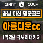 충남 아산 아름다운cc 리조트 1박2일 명문 골프패키지 예약 : 자이언트골프 국내해외예약