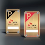SK VIEW 에스케이뷰 아파트 주차스티커 : 디자인허그