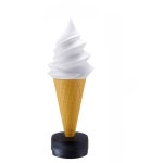 대형 아이스크림 입간판 소프트콘 모형 업소용 조형물 소품 1.2m(조명 x) : 돈니상점