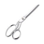 재단사 패브릭 원단 재단 7인치 쪽가위 자르기 충전식 의류 국화 라벨 레트로 12인치 흰색 : 자성디포