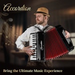 아코디언 - 백팩과 스트랩이 있는 30 키 60 베이스 프로페셔널 키보드, 초보자, 성인, 학생 및 음악 애호가(블랙)에게 이상적입니다 black... 