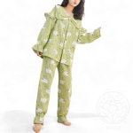 파샐리 행복한양잠옷 편안한숙면잠옷 양떼목장 세트 XL 그린 : 아보카도샐러드