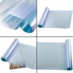 다크 블루 카멜레온 윈드실드 틴트 자동차 창문, 태양 보호 필름 윈드실드 선쉐이드 틴트 필름 29 5인치 x 118인치 : 요미요미뉴욕