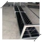 염소 먹이통 가축 목장 급식기 여물통 밥통 먹이 급여 스테인레스 농장 1m 가죽 도랑 (65x85) : 글로리샵55