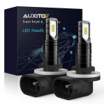 AUXITO 차량용 LED 화이트 램프 881 H27 2개 조명 DRL 자동 방수 H27W 6000K 12V 안개등 주행 전구 H27/881 : 더몽시리빙