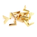 100 금도금 스크랩북 J1703 메뉴 19X26MM 코너 앨범 프로텍터 Gold : 오버더마켓