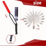 10mm 잼 너트용 릴리오키 밸브 조정 도구 앵글 필러 게이지 슬롯 밸브 조정 스터드 타 및 기타 자동차 엔진용 밸브 래시 조정 도구 10mm... 