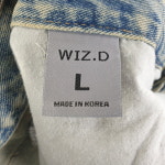WIZD 여L 워싱 데님 부츠컷 청바지 J6192 : 빈티지올데이