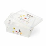 산리오 투명정리함S 플라스틱수납박스 보관함, 포차코, 1개 : 미니와엔찌