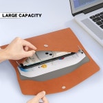 PU 가죽 A4 파일 폴더 문서 스냅 클로저 F7825와 방수 포트폴리오 봉투 케이스 보관 : 보니또마켓09