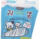 에티펫 반려귀봉 면봉100개 저자극 강아지귀세정제 귀세정제 이어클리너 강아지귀청소 : 강아지펫샵