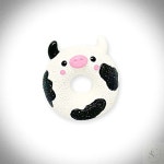 모모펫 라텍스 토이 도넛펫(카우) 애견라텍스볼 강아지삑삑이 강아지토이 : 솔이네펫