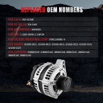 그랜드 카라반 3.3L 3.8L 01-07, 12V 140AMP 고출력 교류 발전기 OE #AND0293 13871 421000-0011용 크라이슬러 포 타운 앤 컨트리와... 