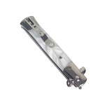 스위치블레이드 빗 포켓 나이프 헤어 브러시 자동 푸시 버튼 접이식 이발기(화이트 마블) White Marble : 더블유와이엔커머스