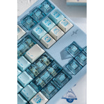 A Design [ Rabbit Holiday 토토가일악원 한글 ] 체리 프로파일 PBT+PC 키캡 [관부가세포함] : 실버구매대행