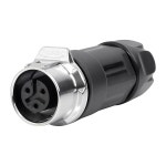 CNLINKO LP 12 3핀 커넥터 IP68 야외 장 방수 원형 전기 플러그 태양광 산업 기계 12V M12 2 8핀 수컷 암컷 : 넥스트엣지