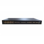 포엠아이텍 4MI-G2814TFM / 기가 32포트 스위칭허브 / 1GbE RJ45 12포트 / 1GbE SFP 28포트 / 10GbE SFP 4포트 / L2스위치 : 도매자재창고