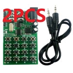 2pcs AE11A04 1234567890ABCD DTMF 생성기 인코더 송신기 모듈 3.5mm 잭 소켓 포함 : 샵온상사