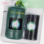 [펫더맨] 똥츄+케이스 세트 (그린) 고양이똥봉투 강아지산책용품 반려동물배변봉투 : 강아지펫샵