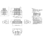 KF2E SKM 62 2P 12P PCB 커넥터 플러그인 터미널 블록 5E KM 62MM 12 PC STF : 핸디팡팡