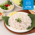 통영 자연산 아나고회 칠암식 세꼬시 순살 장어회 400g : 숨비해물