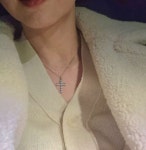 (국내백화점)넘버링 십자가 목걸이 3729 남여공용 데일리 쥬얼리 네크리스 : 트니크