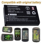 업그레이드 알파 200i GPS 배터리, 몬태나 600 650 680 300i 010-11654-11과 호환됩니다 : 바스바스