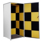 1인 방음 부스 연습실 녹음 작업실 연주 공부 노래방 화이트 컴팩트 기본 : QCQA 해외직구