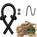 여성용 헤어 액세서리 클립 소프트 컬러 무열 컬링로드 머리띠 스타일링 도구 리본 모델링 세트 : 이십룡산업